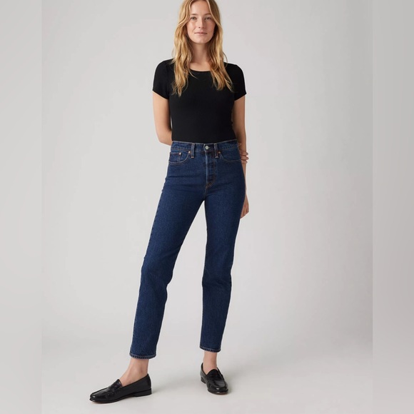 Levi’s Wedgie Straight Fit Women's Jeans Salsa Dark Stone - Picture 1 of 13